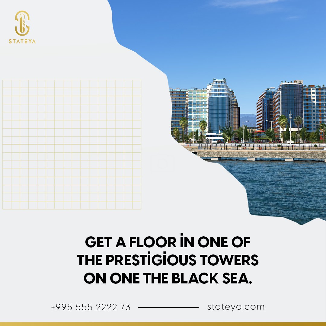 Stateyaco's tweet photo. You can get an entire floor in a very prestigious tower in Batumi on the Black Sea with a private reception which will give you a return on your investment between 20-30% yearly.
+995552222273
info@stateya.com
https://t.co/UG9mAvQYmL
#Stateya #real_estate #investment https://t.co/kQI5qFoSke