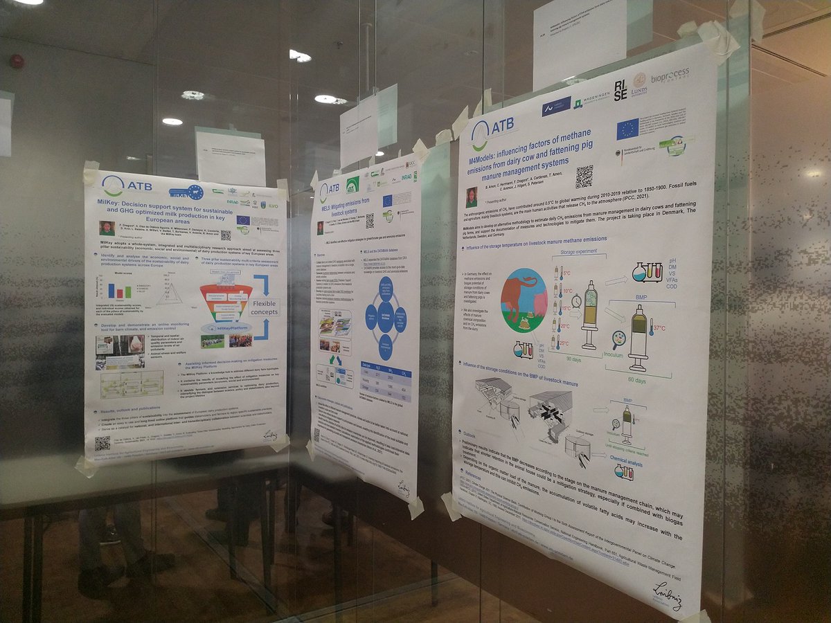 EragasMels's tweet image. First conferences in person, after a long, long time, presenting @EragasMELS and M4Models, and meeting colleagues from all over the world! #ghg #manure @GRA_GHG @FACCE_ERAGAS @ERA_NET_SusAn @DptAgro @novonordiskfond @manuresource @LeibnizATB