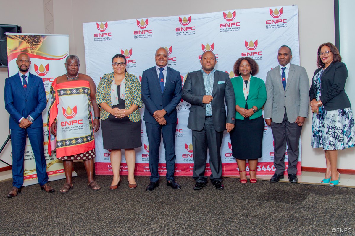 ENPC_Eswatini's tweet photo. The ENPC EXCO with the chairpersons of the ENPC Board of Directors  &amp; Subcommittees (L-R): Technical Committee's Mr. Manqoba Dlamini, Board of Directors 's Mr. Muziwandile Dlamini, Audit &amp; Rick Committee's Mr. Armstrong Dlamini and Remuneration Committee's Mrs. Bonisiwe Masuku. https://t.co/UmzoOwM5nJ