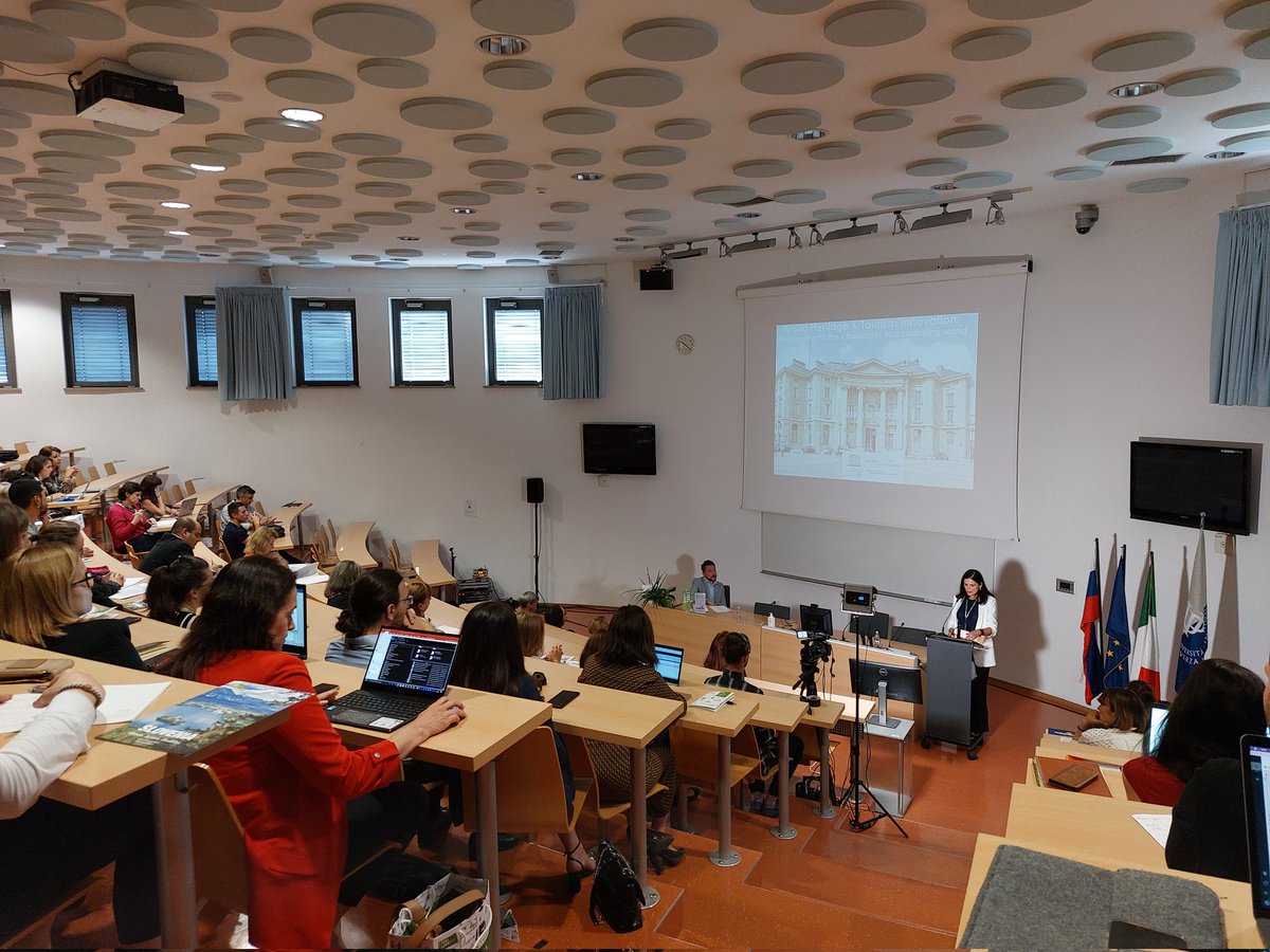 #UNITWIN conference starting with a great reflection on innovation in #unesco WH sites by Maria Gravari Barbas, @ turistica. Happy to be part of this conference!