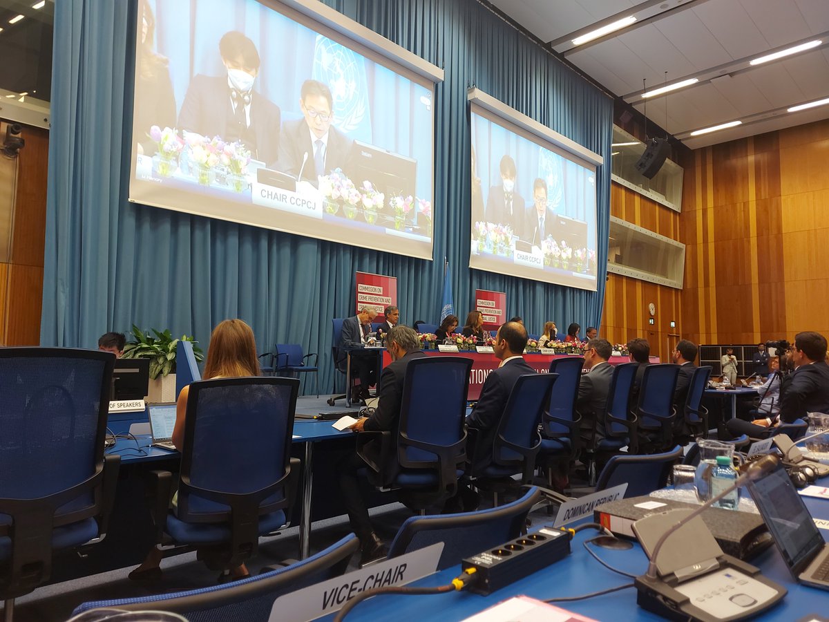 EmbaCubaAustria's tweet photo. #Cuba 🇨🇺 participa en el 31 periodo de sesiones de la Comisión para la Prevención del Delito y la Justicia Penal #CCPCJ31 @UN_Vienna https://t.co/trS3ROu8So