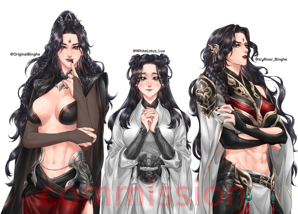 OriginalBinghe's tweet photo. #NewProfilePic  
#สามพี่น้องตระกูลลั่ว 

cms : @ningiscarat /@Kamon0124 
service ร่วมกันกับ @IcyRiver_Binghe &amp; @WhiteLotus_Luo 

[ Please do not copy &amp; re-post. ] https://t.co/41jXGd66eF