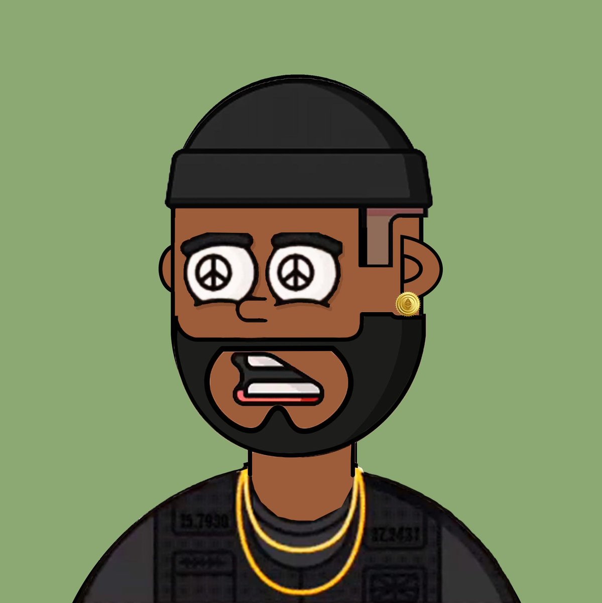taBasPco's tweet photo. Massive shout out to @TodorovicM for my #NewProfilePic he's been an asset to the community with his pfp creations, really love your work my guy 🔥💚 @ThePossessedNFT #posse #possessedfanart #possessed #blessssed https://t.co/8wkUdqqvPG