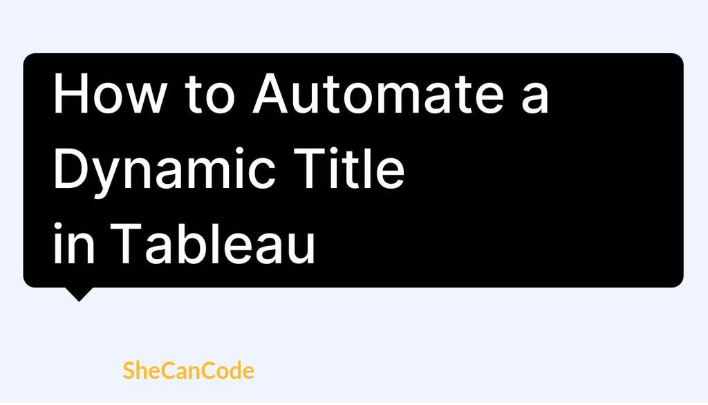 SheCanCodeHQ's tweet image. A blog you won't want to miss!
Read the full article: ▸ lttr.ai/wRvo
#Shecancode #womenwhocode #codingwomen #dynamictitle #Womenintech