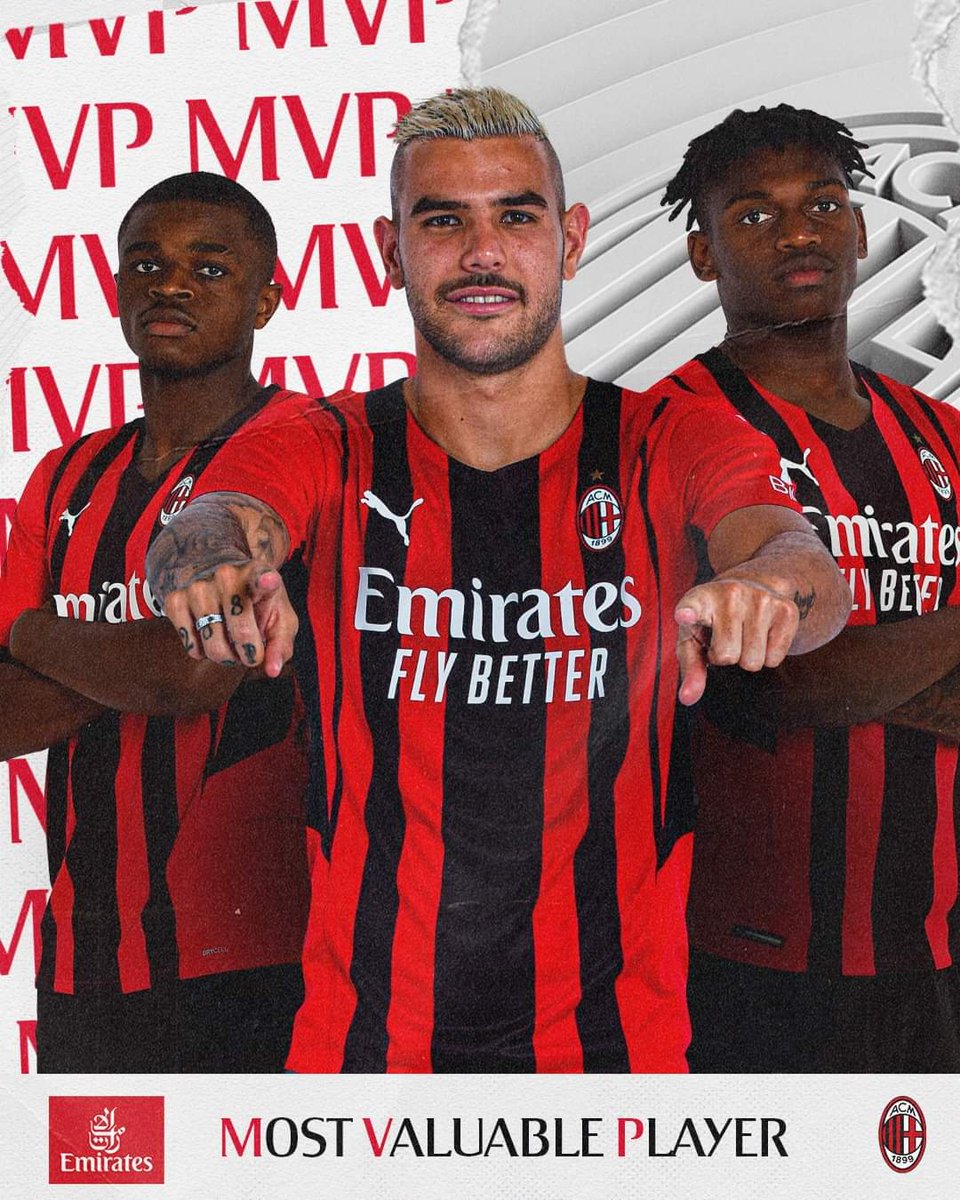 AcmilanJordan's tweet photo. النفاثه ثيو هيرنانديز يتحصل على أفضل لاعب في مباراة الامس ضد أتلانتا حسب تصويت الجمهور ثم كالولو و لياو.... فورزا ميلان للأبد ❤️🖤🎶
#ACMJ https://t.co/D7RhHrxVbs