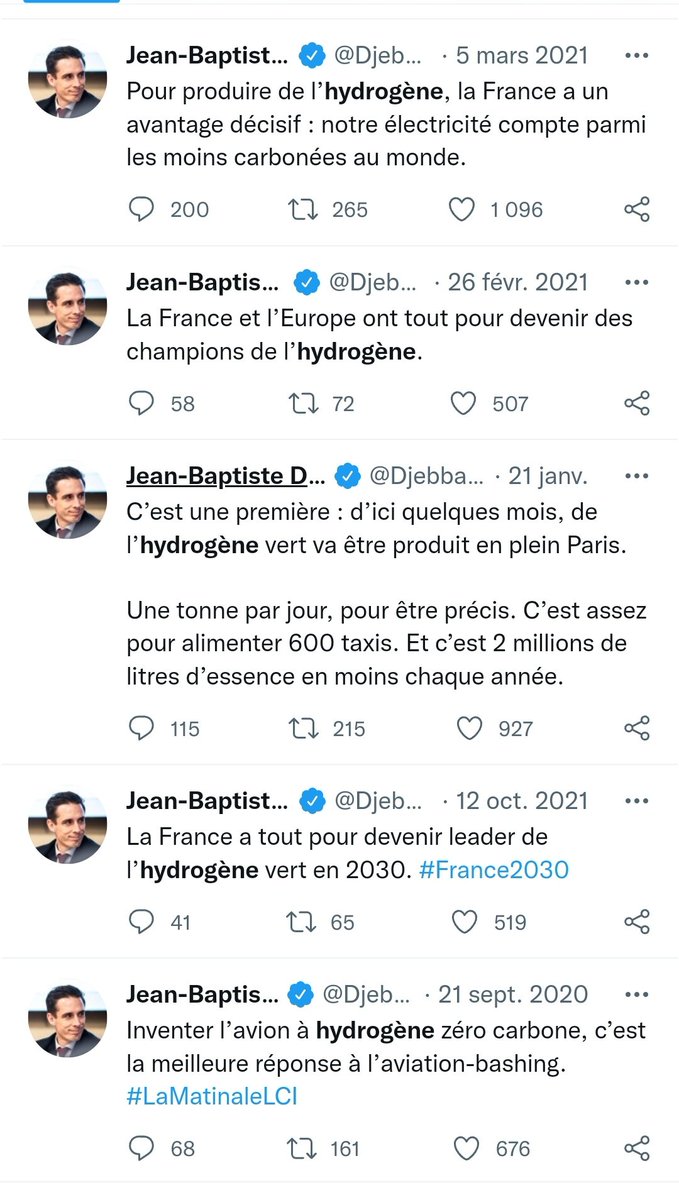JoeChiiip's tweet photo. Donc Djebbari, qui a fait la publicité pour l'hydrogène de façon intensive depuis son ministère vient d'être recruté au conseil d'administration d'un constructeur automobile à hydrogène. On est très proche de la corruption à ce niveau. https://t.co/rrWAZfh8WK