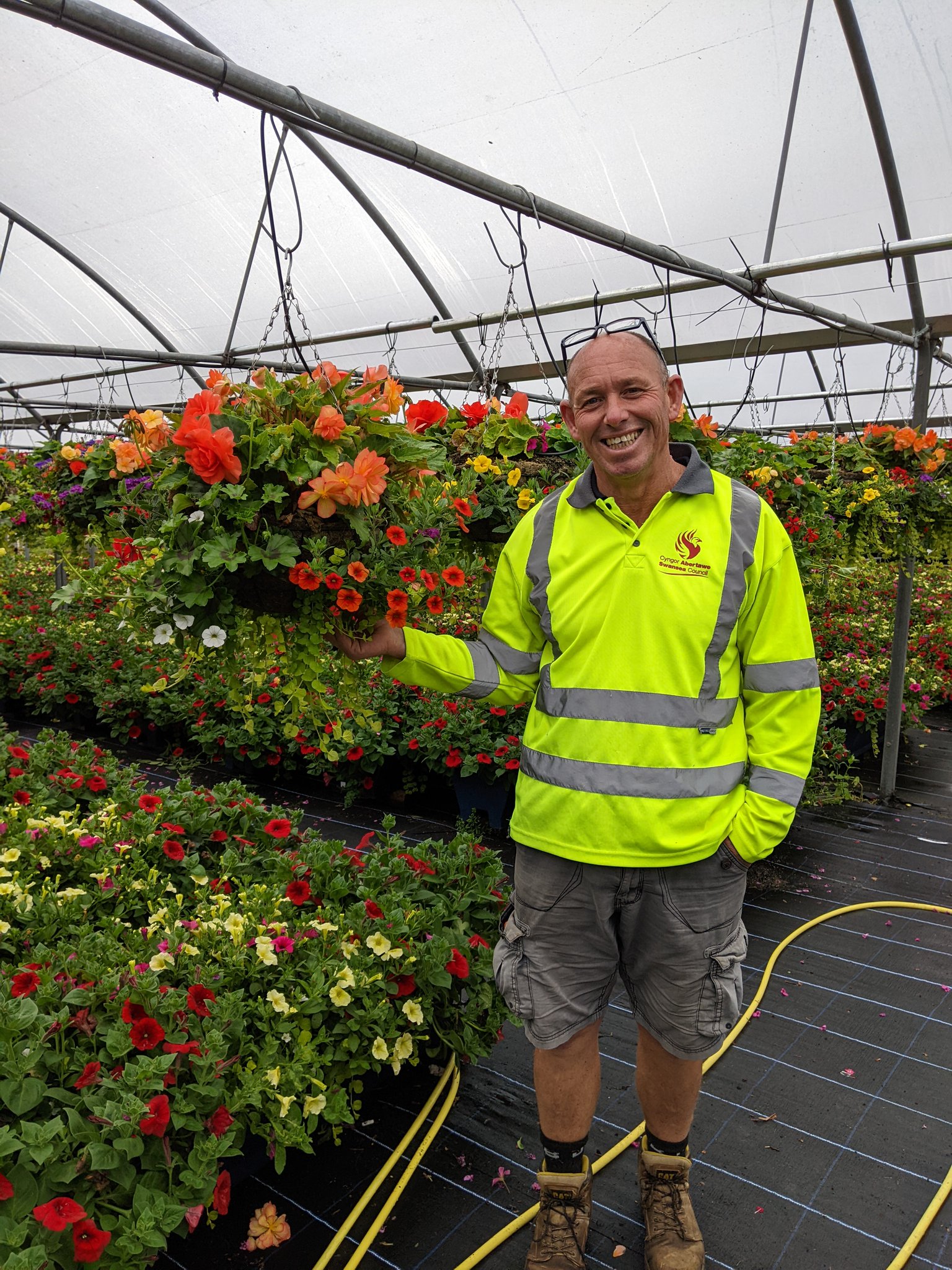 Swansea Council on Twitter "Alan and the team have started hanging