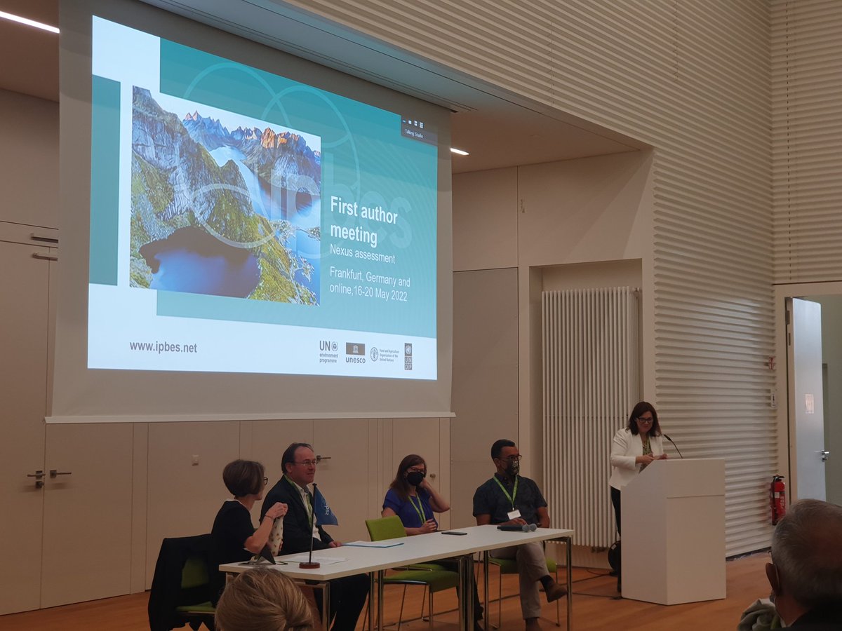CarlosG_Neves's tweet photo. And with more than 100 colleagues from around the world @vetinst_no is also here in Frankfurt as we kick-off the "hopefully" future changing @IPBES #NexusAssessment 
Time to understand the interlinkages between biodiversity, water, food and health! https://t.co/jwPPiSExdt