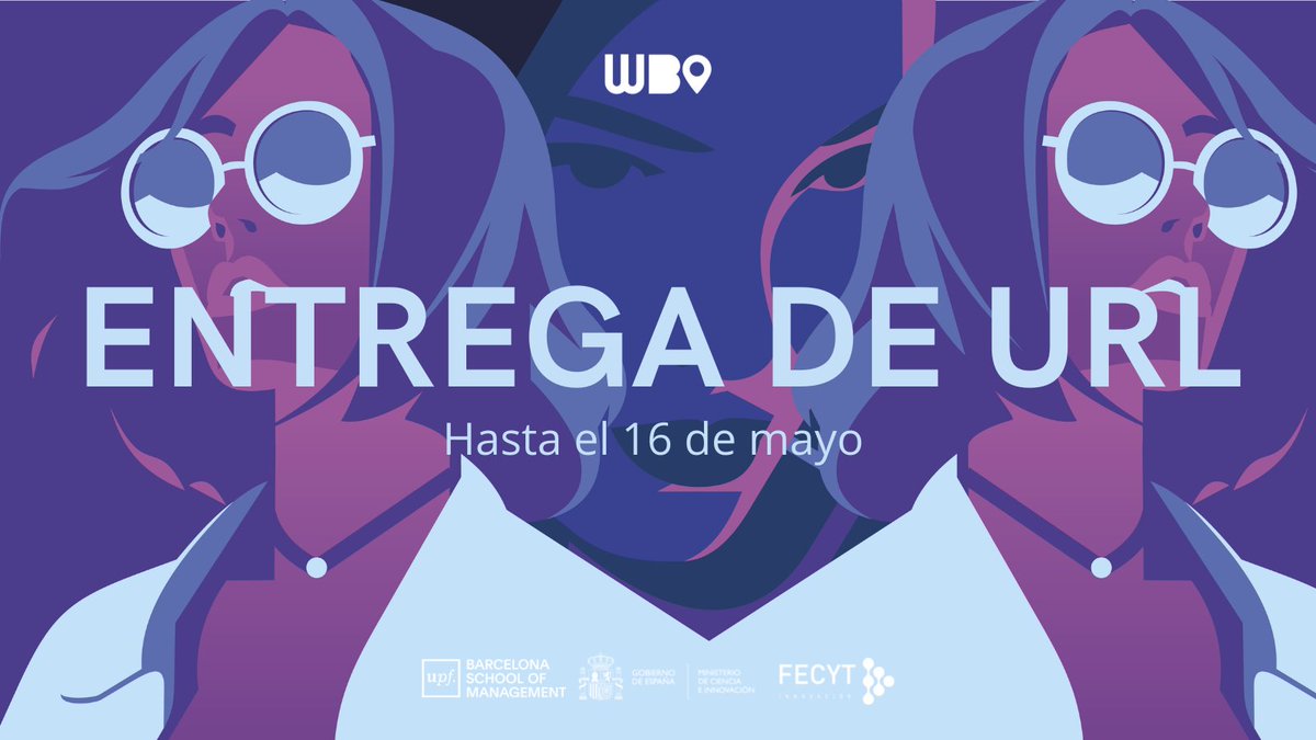 wisibilizalas's tweet photo. Último día para entregar la URL de vuestra página web. Clicad en el siguiente enlace para ir directamente al formulario de entrega. https://t.co/wZhUoOGMkc https://t.co/Dpp0pYodDZ