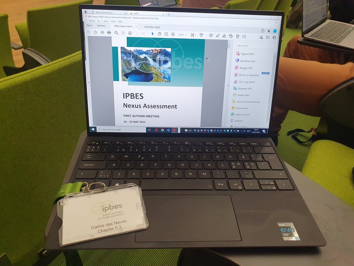 CarlosG_Neves's tweet photo. And with more than 100 colleagues from around the world @vetinst_no is also here in Frankfurt as we kick-off the "hopefully" future changing @IPBES #NexusAssessment 
Time to understand the interlinkages between biodiversity, water, food and health! https://t.co/jwPPiSExdt