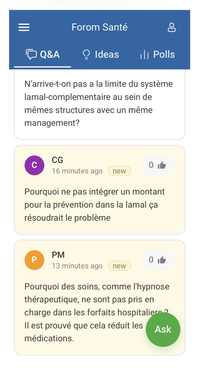 Posez vos questions ici ⤵️

forom.ch/forom-live/

#OnVousRepond #coutsdelasante #FOROMCH