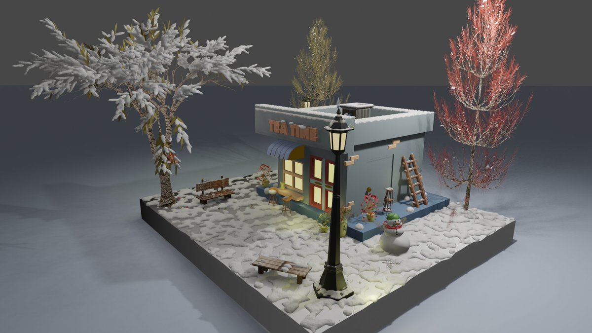 articiple's tweet photo. Tea House #Modeling in Snowy Weather with #3D #Blender
#blender #blender3d #blendercommunity #3d #3dart #3dmodeling #3dmodel #3dcity #3danimation 

Hi guys
please follow me on YouTube,
Thanks a lot for your loving support😍 .
https://t.co/HJkI2PcTYd https://t.co/VIbypywTnu
