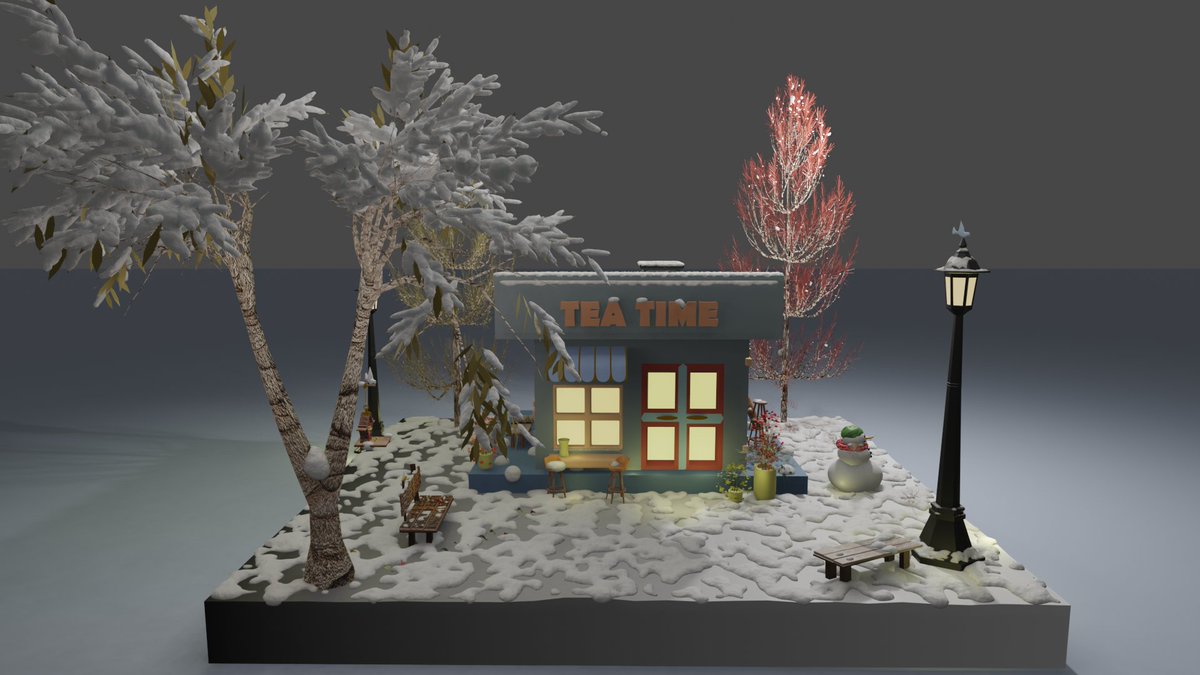 articiple's tweet photo. Tea House #Modeling in Snowy Weather with #3D #Blender
#blender #blender3d #blendercommunity #3d #3dart #3dmodeling #3dmodel #3dcity #3danimation 

Hi guys
please follow me on YouTube,
Thanks a lot for your loving support😍 .
https://t.co/HJkI2PcTYd https://t.co/VIbypywTnu
