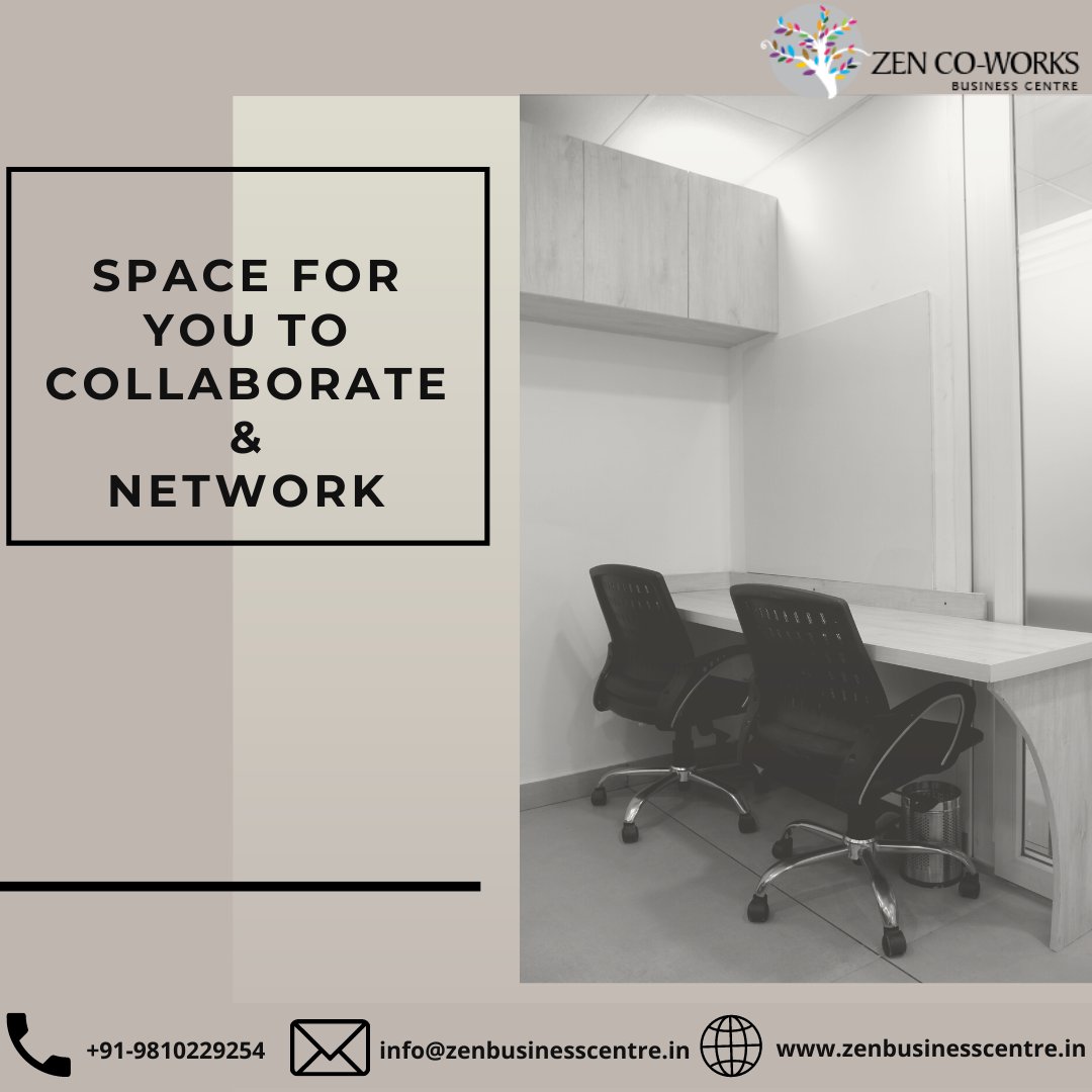 Get in touch with us at - +91-9810229254, info@zenbusinesscentre.in
C-585 | D-65 | C-177, Defence Colony, New Delhi 110024
#Zencoworksbusinesscentre #Zenisyourworkspace #coworking #coworkingspace #coworkinglife #coworkingcommunity #coworkingspaces #businesscentre #coworkingoffice