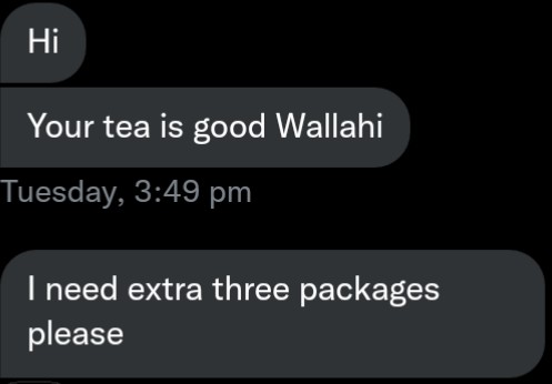 Not a Tea lover? 🤔
Please like and retweet for a Tea lover☕.
Price:N1000