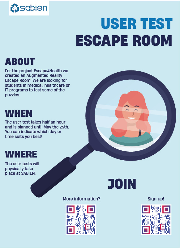 vtraver's tweet photo. Aún estamos buscando personas interesadas en participar en una sesión de validación de un escape room virtual formativo en el ámbito sanitario. Te interesa? Plazo extendido ... +Info: https://t.co/Srl8xCvCoq
Google form para apuntarse: https://t.co/4bYLX5e9ZS #escape4health https://t.co/J2XqpiImti