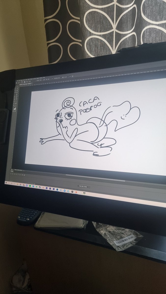 The best present @NftFat left on my drawing tablet