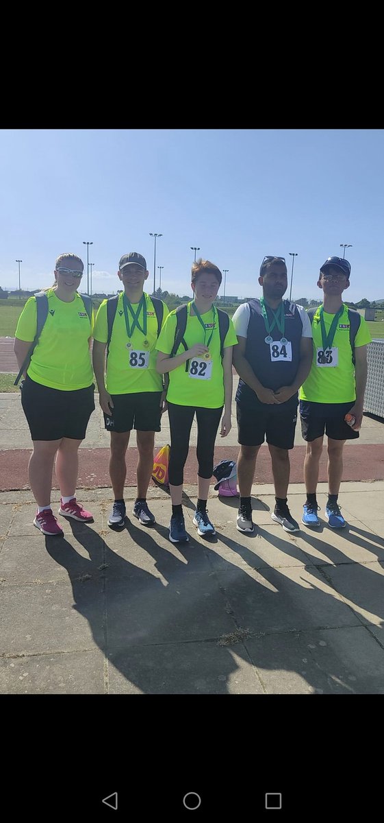 *Saturday 14th May*
4 students took part in the Herefordshire track &amp; field county championships.

The results: 
100m- 1st Dean Howells 15.0, 2nd Billal Shah 15.7 &amp; Jack Yare 16.1

200m - 1st Dean Howells 31.2 &amp; Billal Shah 2nd 35.4

800m - 1st River Fleming  3.39(personal best)