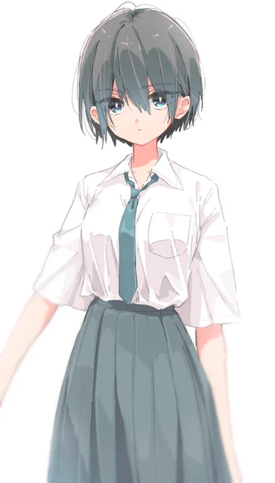 ショートカットの女の子 