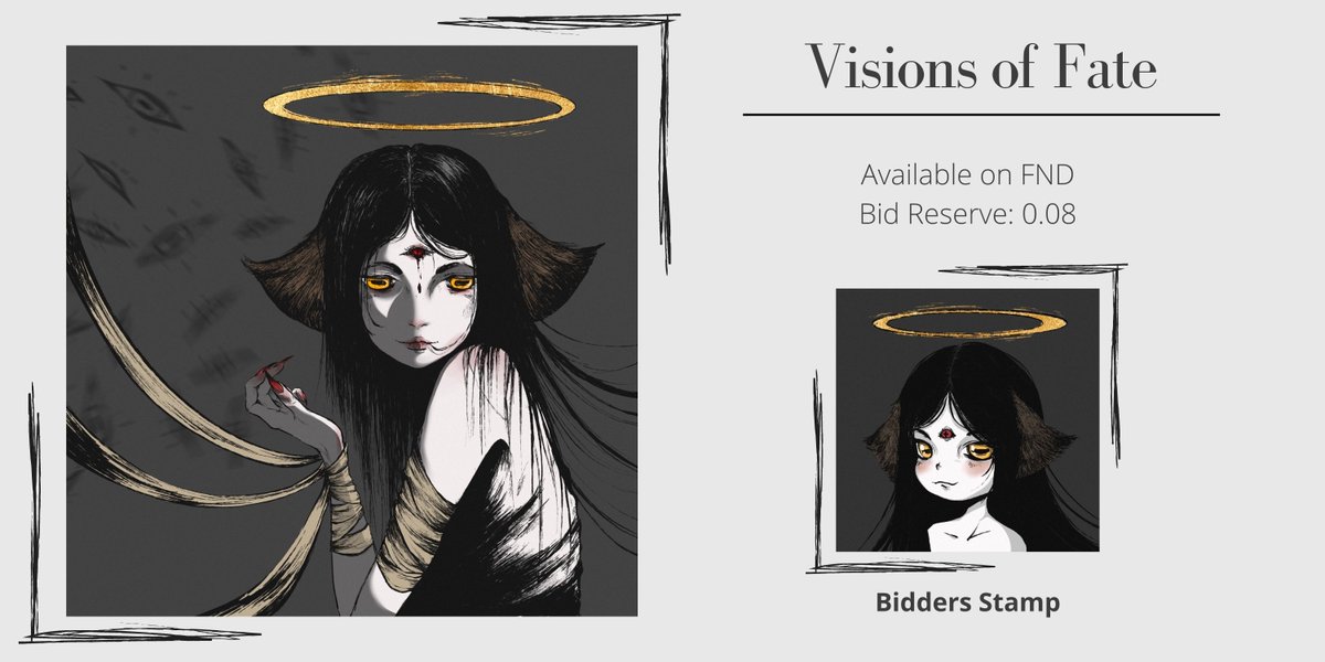 HatoPilled's tweet photo. GM my lovely frens! 

I have listed my piece on FND, I even received an offer from @Myricreepa before I even tweeted out about it 💙
Thank you so much!

Here is the link for the piece: 
https://t.co/tKdv6EMHD4

Likes and RT's greatly appreciated 💙🙏 https://t.co/YQCHPZRkn3