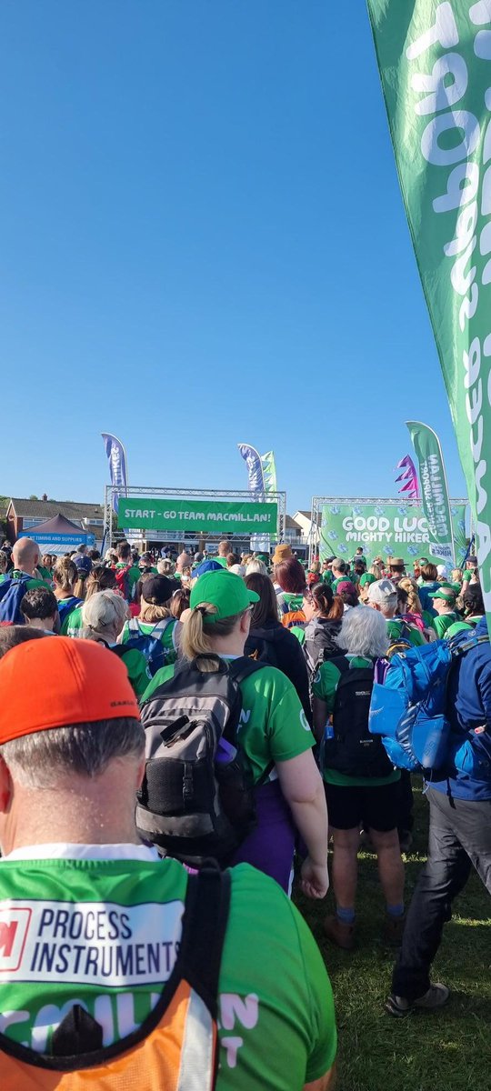 PI_SolutionsUK's tweet photo. 💚 WE DID IT! Saturday the team completed the Mighty Hikes walk. Our JustGiving page is still open taking donations &amp;every donation truly matters to our team who with all their might, crossed that line on Saturday https://t.co/04y7gTI0gQ 
#MightyHikes #Macmillan @macmillancancer https://t.co/LPM204MOGs