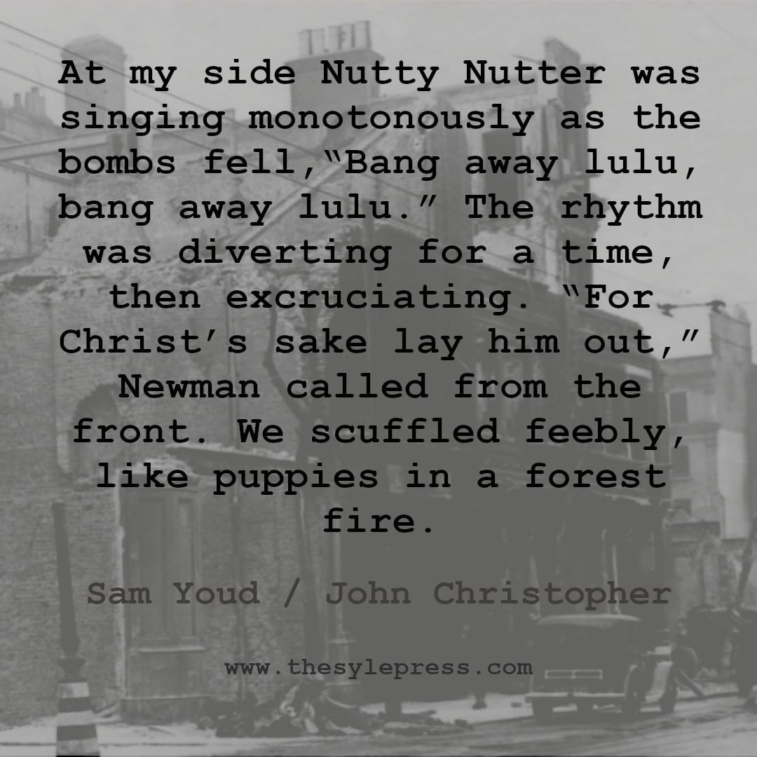TheSYLEPress's tweet photo. Bombing of Southampton in the autumn of 1940: from Sam Youd's account as an 18-year-old member of the Home Guard ...
See Rob Hansen's excellent scifi fandom compilation 'Homefront': https://t.co/lEE0mFy6sV
#JohnChristopher #SamYoud #blitz #WW2 #bombing #southampton https://t.co/hEbkKSTEsz