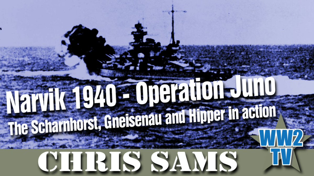 WW2TV Paul Woodadge (@ww2tv) on Twitter photo I'm back, and more importantly WW2TV is too - did you miss us?
<a href="/jerijerod14/">Chris Sams</a> joins us later to talk about the Kriegsmarine sweep towards Narvik in 1940. This is part of a first Germans at War week (more to follow in June)
#WW2TV #WW2 #History #WWII #Navalbattles I'm back, and more importantly WW2TV is too - did you miss us?
<a href="/jerijerod14/">Chris Sams</a> joins us later to talk about the Kriegsmarine sweep towards Narvik in 1940. This is part of a first Germans at War week (more to follow in June)
#WW2TV #WW2 #History #WWII #Navalbattles