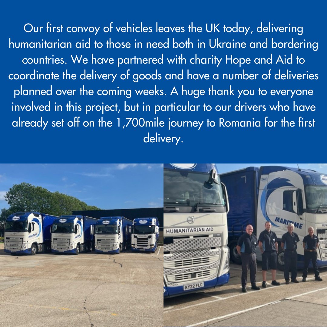 Maritime_UK's tweet photo. Humanitarian Aid
@hopeandaid
#StandWithUkraine #DonateUkraine #ukrainedonation #ukrainedonations #HumanitarianAid https://t.co/PJ5DnGZNqP