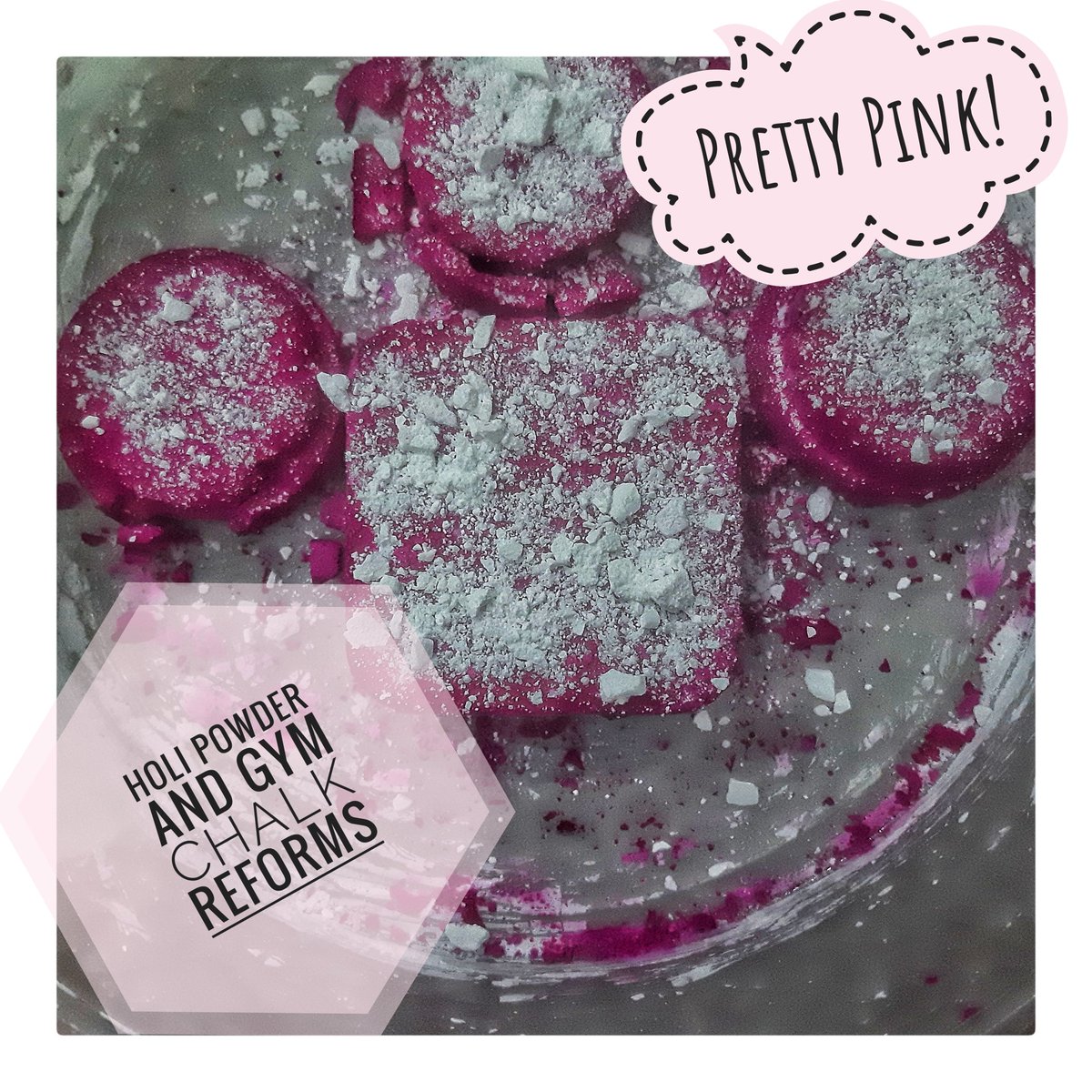 Pretty Pink!💗 click on the link to watch the full video youtu.be/XR9deyYS0Bs 
#ASMR #gymchalk #powdery #holipowder #gymchalkasmr #YouTube #Viral