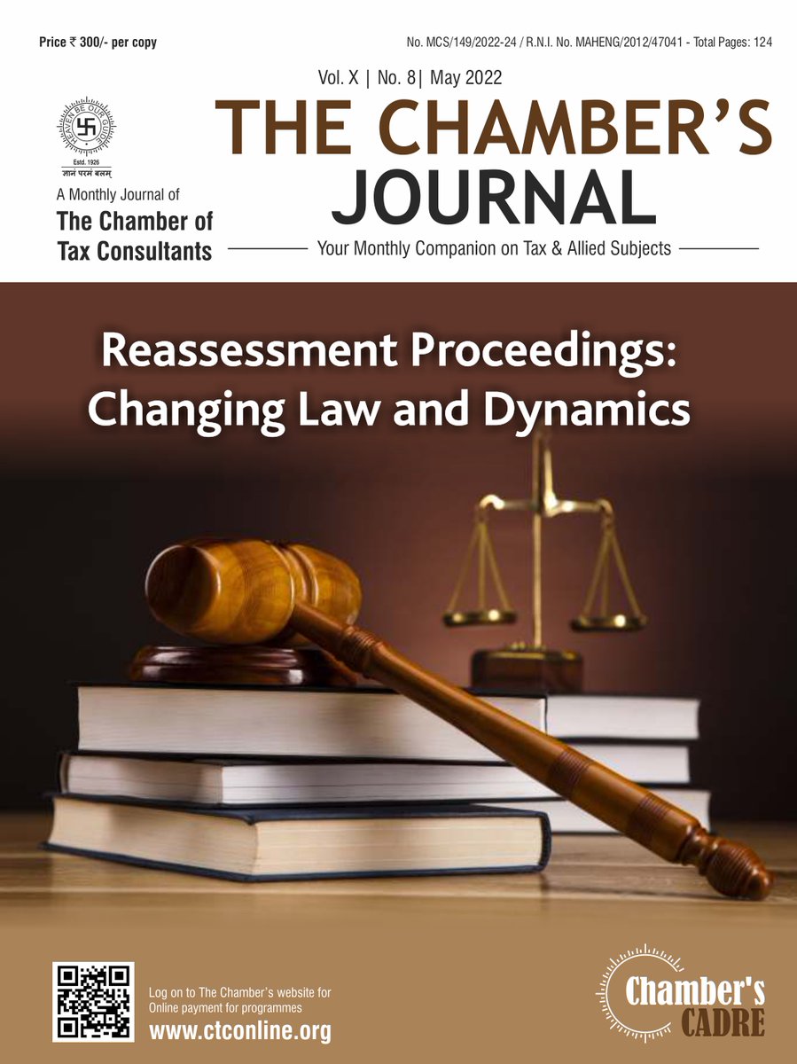 CTCConnect's tweet photo. Subscribe to The Chamber's Journal (April 2022 to March 2023) please click the link:- https://t.co/bu5d48ZgRR
#reassessment #proceedings #changinglaw #dynamics https://t.co/z4ObjyIHup