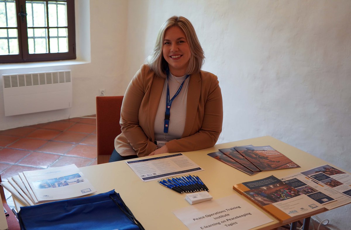 ACP_Schlaining's tweet photo. Marketplace during the EAPTC conference in Stadtschlaining 1/3: members presented their organizations, latest projects and innovative ideas to bring together military, police &amp; civilian training institutes, think tanks &amp; universities from all over Europe 
 @IAPTC_Assoc https://t.co/9qwzl089Pv