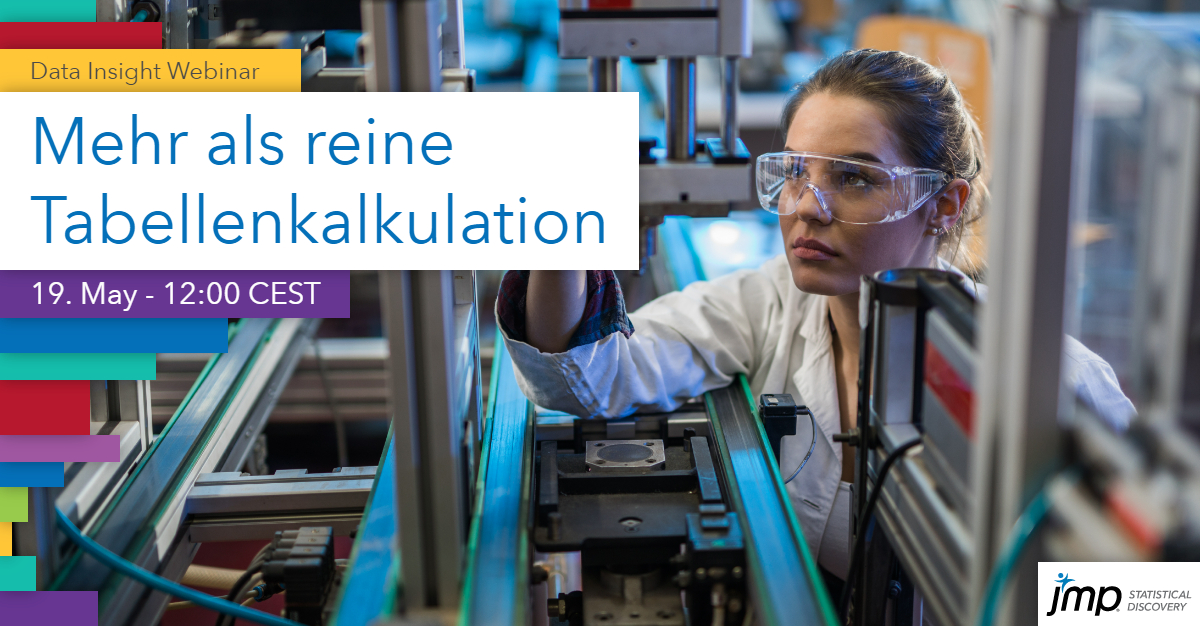 JMP_DACH's tweet photo. Nehmen Sie an dem kostenlosen 30-minütigen Webinar teil und erfahren Sie, wie Sie das Beste aus integrierter Datenverwaltung, Visualisierung und Statistik herausholen können. ➡️ https://t.co/mvZwHEoa6Z

#JMP #Excel #DataVisualization #DataAnalysis https://t.co/gsy4OIFIZS