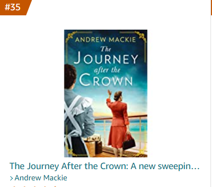 🎊🥳Very excited to see #TheJourneyAfterTheCrown by <a href="/andrewmackie/">Andrew Mackie</a> soaring into the US Kindle top 100! 🚀
🇺🇸amazon.com/Journey-After-…
🇬🇧amazon.co.uk/Journey-After-…