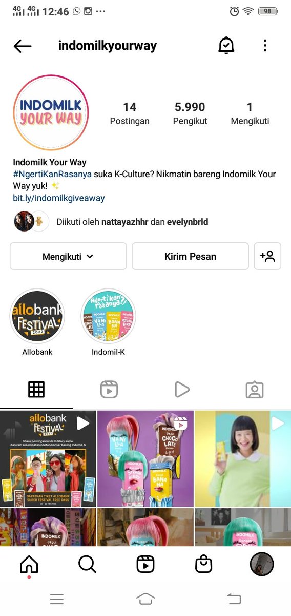 agustingesi_'s tweet photo. Bismillah semoga dapet tiket day 1🙏🏻🙏🏻🙏🏻
@galsky21 @fujitrhyu @QotrunRossa 
#IndomilkxAllobank #IndomilkYourWay https://t.co/OK0omoodBr