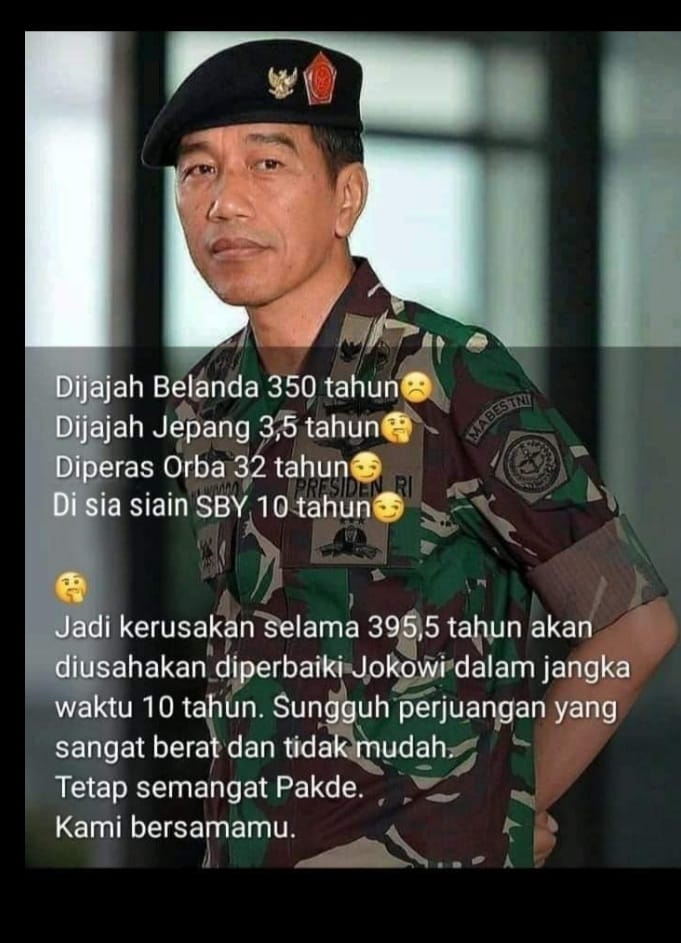 Perjuangan Mu semakin Berat.. karena Digangguin oleh Rakyat mu sendiri.. Sabar dan Tawaqallah..
