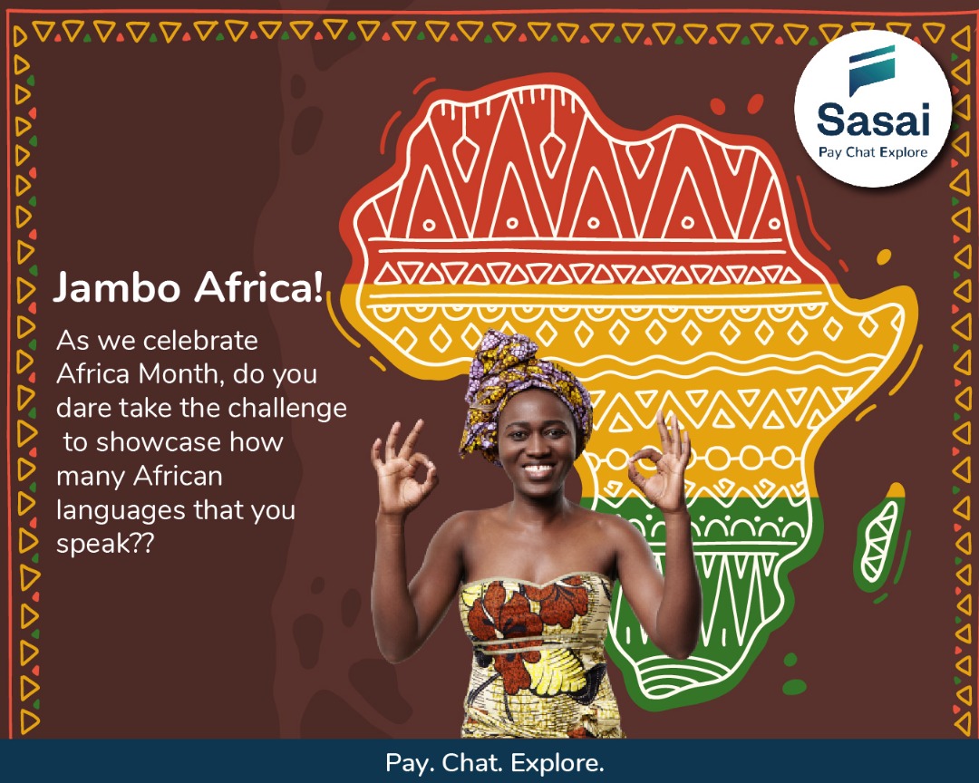 SasaiGlobal's tweet image. Jambo Africa!

We have a challenge for you today! How many African languages can you speak? We dare you to post a video on your Sasai Moments speaking in as many African languages that you know! Use the hashtag #polyglotchallenge when you post your video!

#Sasai