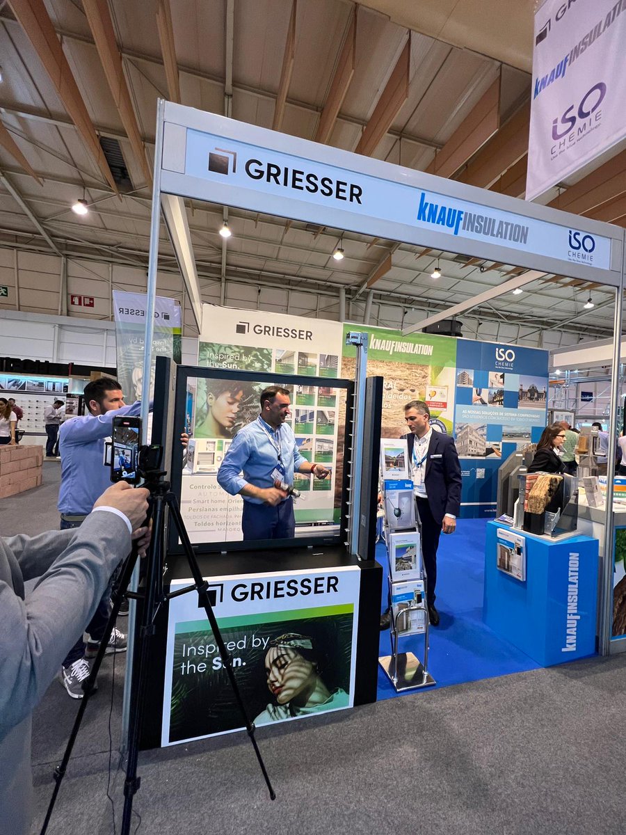 GriesserIB's tweet photo. 🔝 Um sucesso total #Tektónica onde estivemos com nossos colegas da @KnaufInsulSpain e @IsoChemie_ES, com a ajuda do nosso #OfficialPartner da #Portugal #PremaQ Arquitetura.
¡Obrigado a todos que nos visitaram! Um prazer ter recebido você🙌
#Tektónica2022 #inspiredbythesun https://t.co/YrTvtW4DVX
