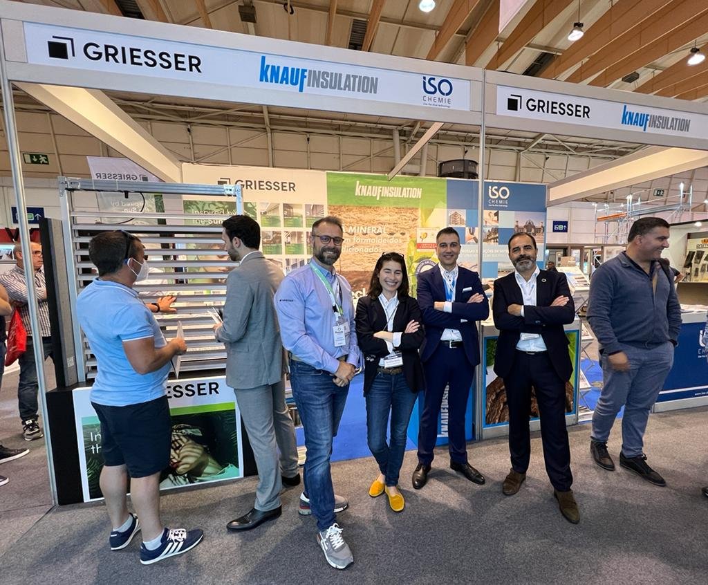 GriesserIB's tweet photo. 🔝 Um sucesso total #Tektónica onde estivemos com nossos colegas da @KnaufInsulSpain e @IsoChemie_ES, com a ajuda do nosso #OfficialPartner da #Portugal #PremaQ Arquitetura.
¡Obrigado a todos que nos visitaram! Um prazer ter recebido você🙌
#Tektónica2022 #inspiredbythesun https://t.co/YrTvtW4DVX