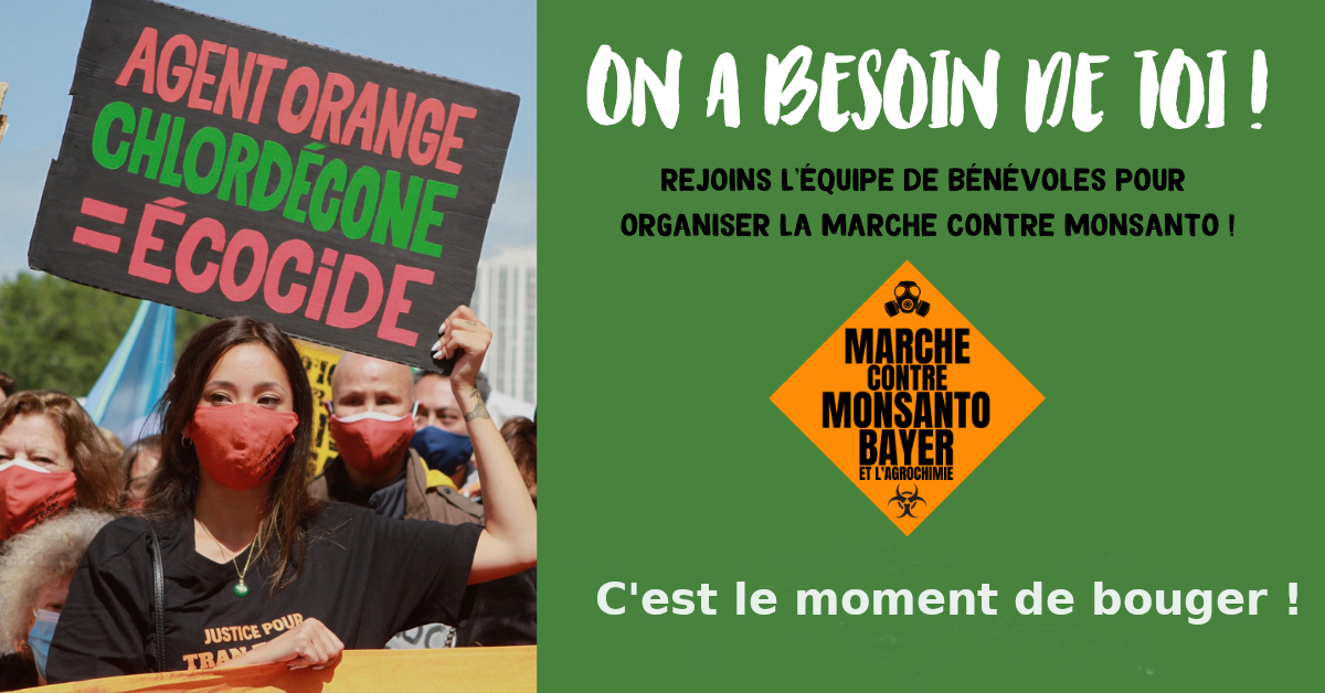 🤝 APPEL À BÉNÉVOLES 🤝

Nous avons besoin de monde pour la préparation et le bon déroulement de la marche contre #Monsanto ce samedi 21 mai !

Engagez vous 😊✊! 

Inscription✒️➡️vu.fr/OQdX
Infos➡️facebook.com/events/2967807…