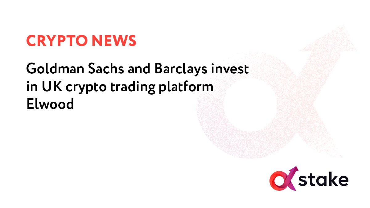 aStake_io's tweet photo. The global head of digital assets for #GoldmanSachs said the demand for #cryptocurrency from institutions is rising and the firm has been “actively broadening” its market capabilities to cater to that demand. Right choice 😉

#Crypto #CryptoNews https://t.co/xQJKBcnaj0