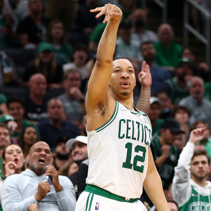NBAcrazystats's tweet photo. Last night the @celtics hit 22 3s, the most ever in a Game 7 (previous record, 20 - Clippers in 2021).
Overall in the series, Boston made 53 more 3s than Milwaukee. That's the biggest differential in a playoff series in @NBA history (previous high, +46 - Suns/Clippers in 2006). https://t.co/OKtlaWsNVR