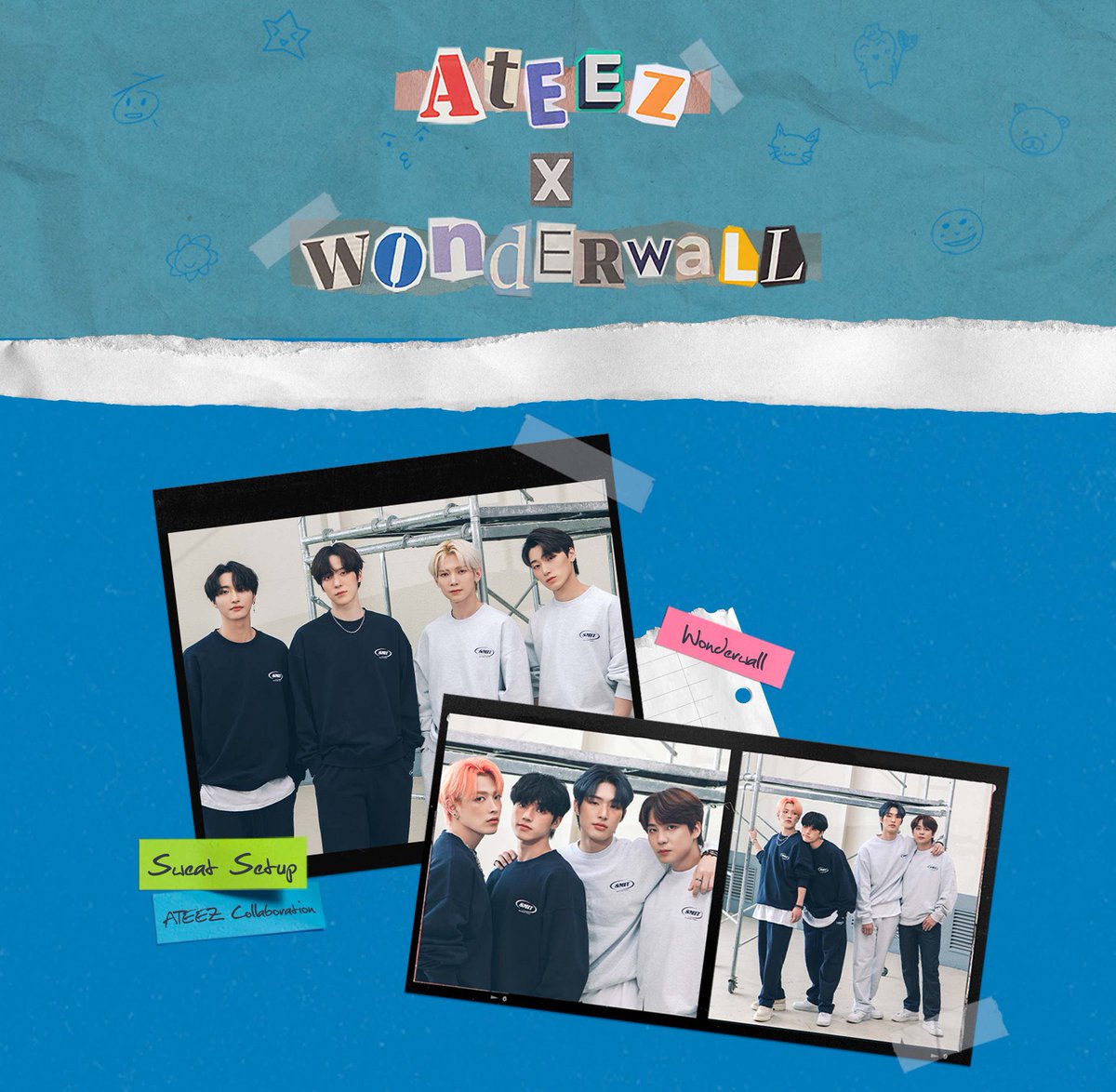 ATZJJ0NG's tweet photo. ATEEZ X WONDERWALL GIVEAWAY 

• worldwide
• 2 winners

rules:
• mbf
• rt
• reply with the clothing item you’d want + your country 

(clothing items are on the pic - sweat shirts and pants)

note: the clothes are one-size

⏳ ends 30th june 11.59 pm kst ⏳

good luck 🍀 https://t.co/gMdNE5DIfJ