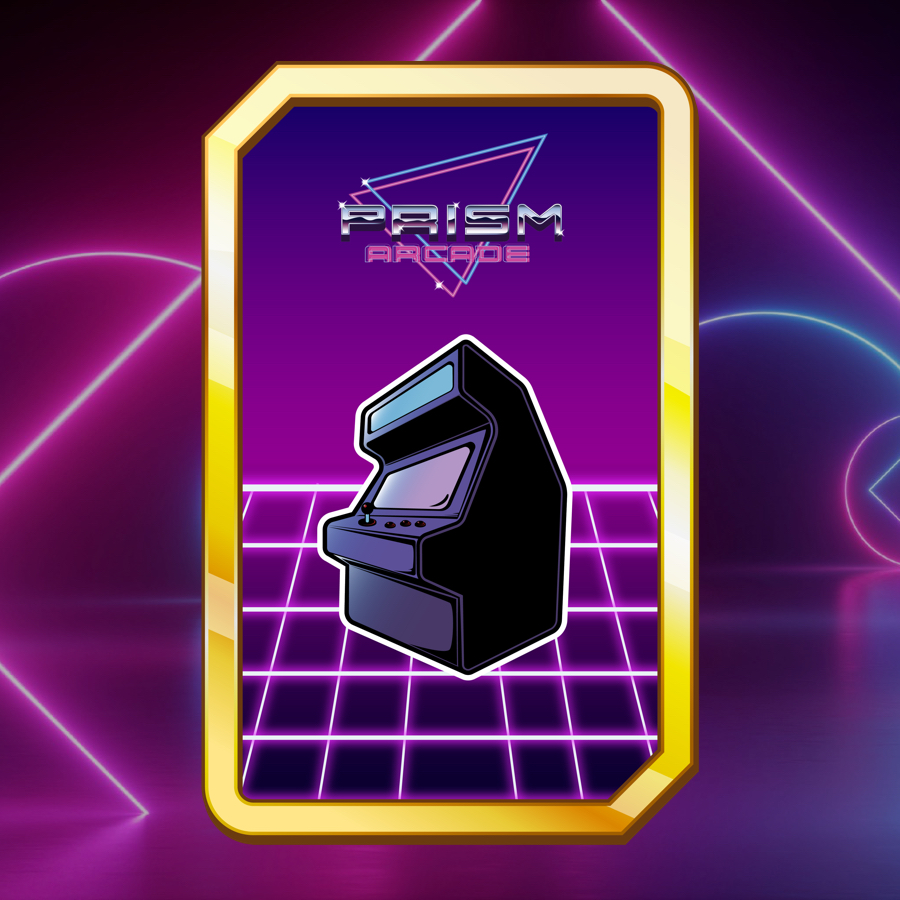 theprismarcade's tweet photo. 💜 #NFTGiveaway 💜

We are 10 days away from mint date!
🔑 2500 Prism Key #NFTs 
🎮 #P2E in your own Arcade
🛩️ Free avatar airdrop

🔥 Win 10 x 1 WL spot &amp; 1 x 1000 $credits 🔥

✅ Like &amp; RT
✅ Follow @theprismarcade 
✅ Tag 2 gamers

⏰ Winners picked in 48h! https://t.co/pMST61BUZf