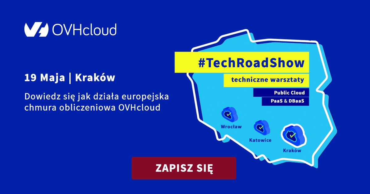 cloudforum_pl's tweet photo. ❗️Specjaliści od chmury ruszają w trasę ❗️🚀☁️

@OVHcloud_PL rozpoczyna cykl szkoleń technicznych z zakresu wykorzystania rozwiązań cloudowych.

Zajęcia poprowadzą specjaliści od rozwiązań chmurowych: Michał Żyłowski oraz Marcin Blaźniak.

Rejestracja ➡️ https://t.co/UK6nbxM3KF https://t.co/BBokaq2T0C