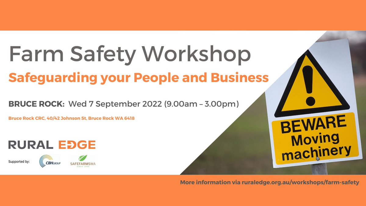 bruce_rockCRC's tweet photo. 7th September 2022
Bruce Rock CRC        Morning Tea and Lunch provided. For more info https://t.co/G6dbutVmdZ https://t.co/VvxRO4z9Xy