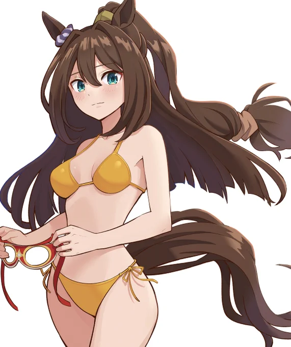 プライベートではマスクを外してくれるエルコンドルパサー#ウマ娘 #エルコンドルパサー #イラスト 