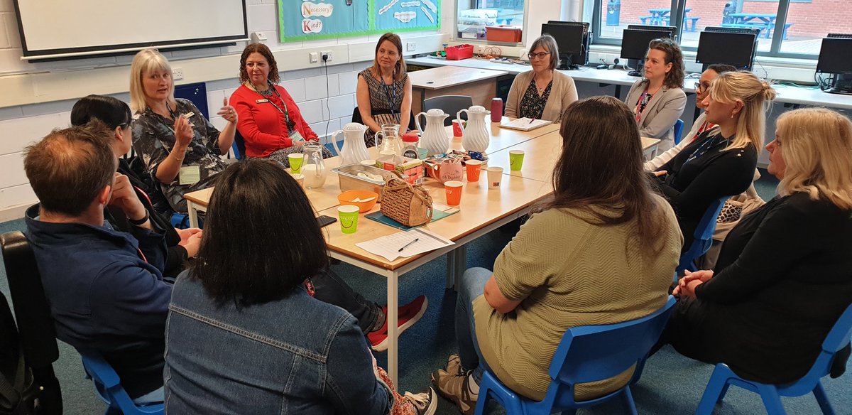 A very positive SEN Drop In Morning with parents today: "Don't emphasise the differences, focus on the commonalities, your coping strategies and the small wins ... Parental worries won't be the same as your child's worries". We're all learning together about neuro-divergence.