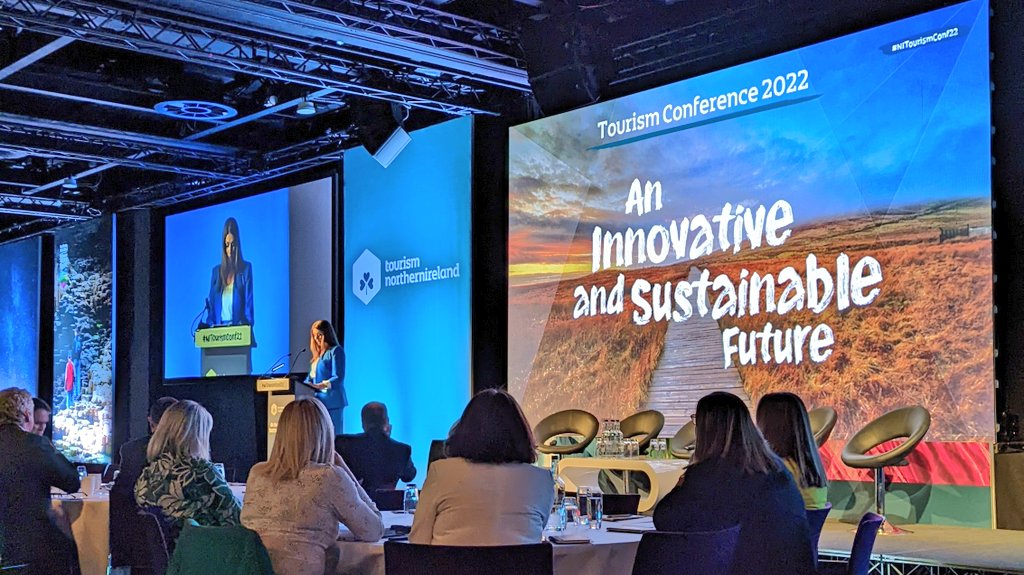 eilismcnamee's tweet photo. On Friday I attended the #NITourismConf22. It was great to be back in a room full of people looking forward to the future of tourism in NI! https://t.co/powt0VrHUY