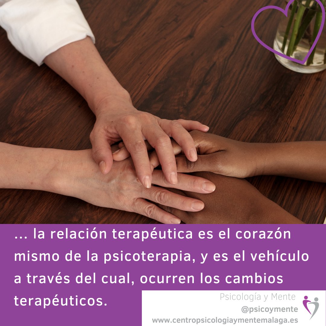 psicoymente's tweet photo. … la relación terapéutica es el corazón mismo de la psicoterapia, y es el vehículo a través del cual, ocurren los cambios terapéuticos.
Greben, 1981 https://t.co/gawLnLdsEl