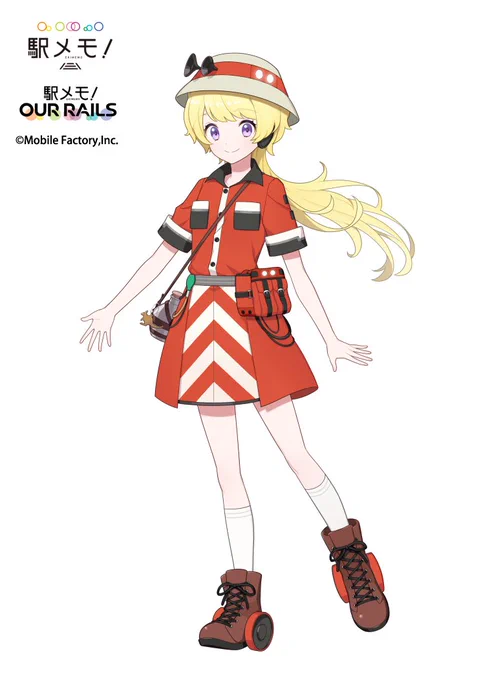 アプリ『駅メモ!』にて、2020年実装の「オリヴィア・アデレード」のキャラクターデザインを担当いたしました。よろしくお願いします! #駅メモ 